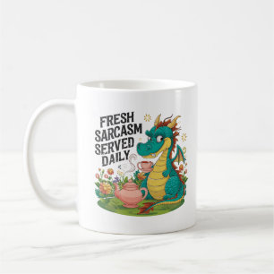 Taza De Café Dragón sarcástico