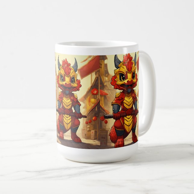 Taza De Café Dragon Skull Mug (Anverso derecho)