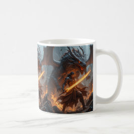 Taza De Café Dragon Slayer de la bola de cristal - The Fireborn