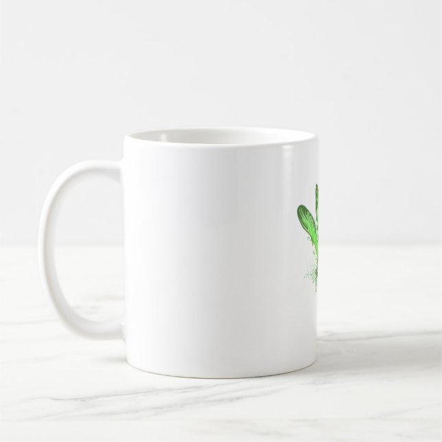Taza De Café Dragón verde (Izquierda)