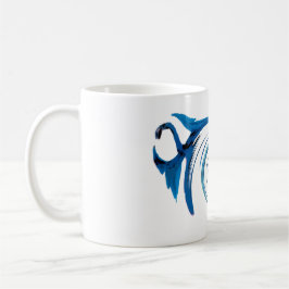 Taza De Café Dragones azules de animales de fantasía