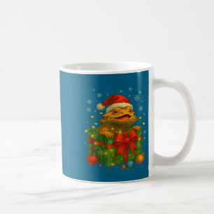 Taza De Café Dragones barbudos divertidos Luces de árbol de Nav
