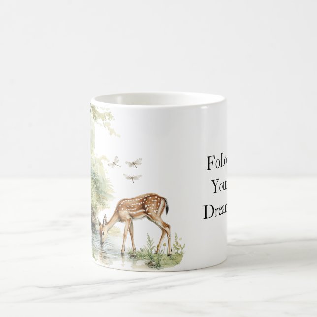 Taza De Café Dragones Libélulas Sueñan (Centro)