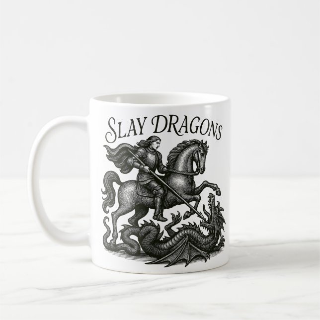 Taza De Café Dragones Slay (Izquierda)