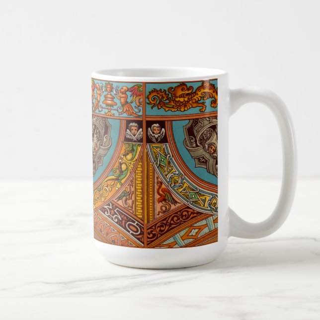 Taza De Café Dragones y gargoyles Mug (Derecha)