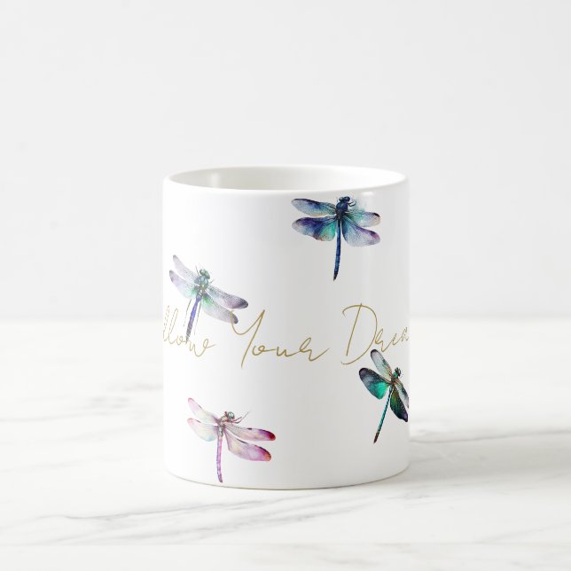 Taza De Café Dragonflies (Centro)