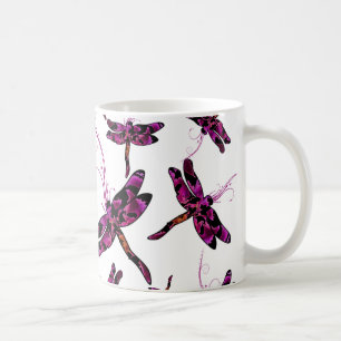 Taza De Café Dragonflies caprichoso