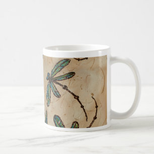 Taza De Café Dragonflies Rusam Cream