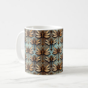Taza De Café Dragonflies Steampunk Coffee Mug