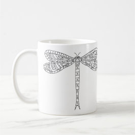 Taza De Café Dragonflies y Lilies Mug 2 a Paint