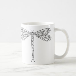 Taza De Café Dragonflies y Lilies Mug 2 a Paint