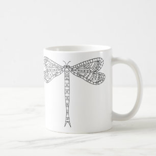 Taza De Café Dragonflies y Lilies Mug 2 a Paint