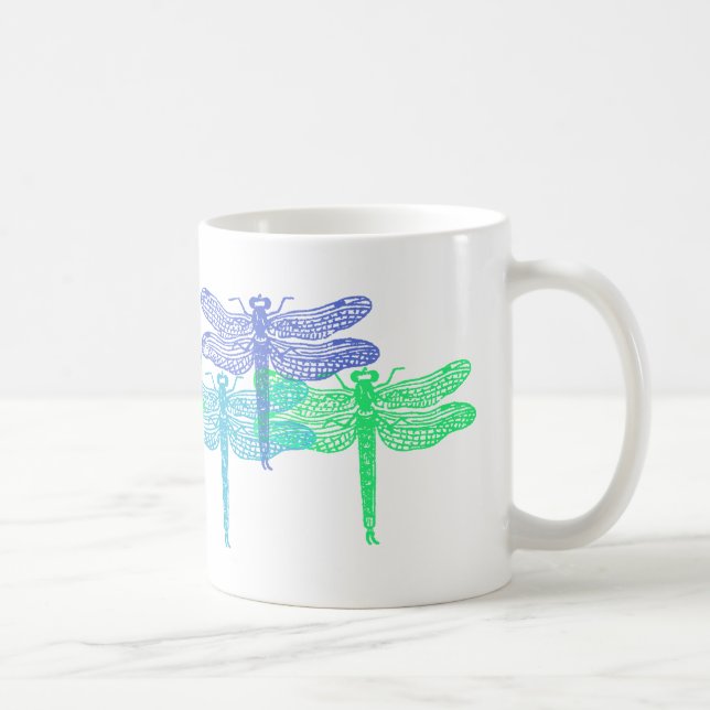 Taza De Café Dragonfly Blues Mug (Derecha)