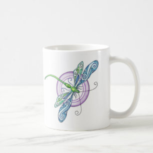 Taza De Café Dragonfly caprichoso
