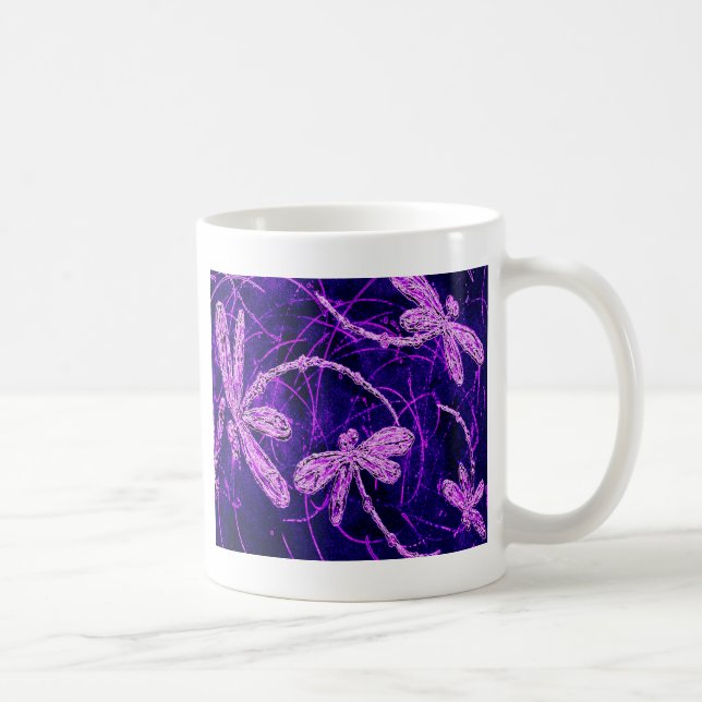 Taza De Café Dragonfly Disco (Derecha)