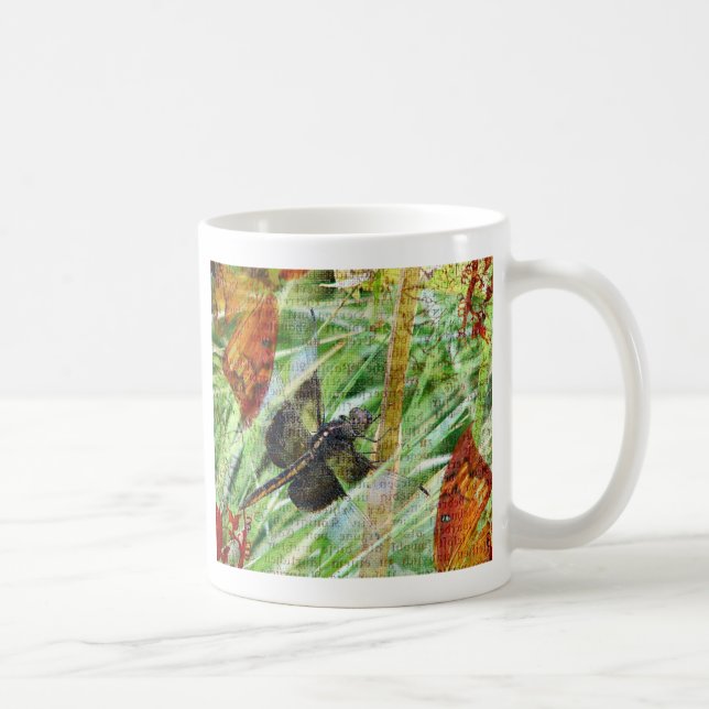 Taza De Café Dragonfly, huye (Derecha)