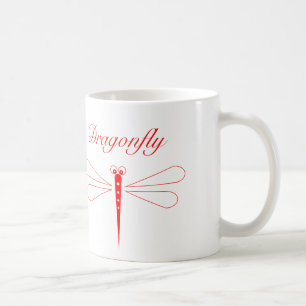 Taza De Café Dragonfly - White 11 oz Classic White Mug