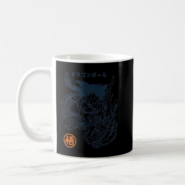 Taza De Café Dragonn Ball goku y shenron (Izquierda)