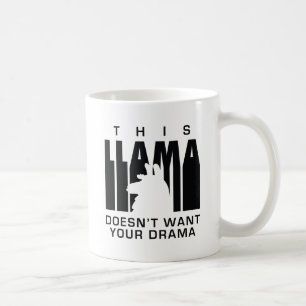 Taza De Café Drama de Llama