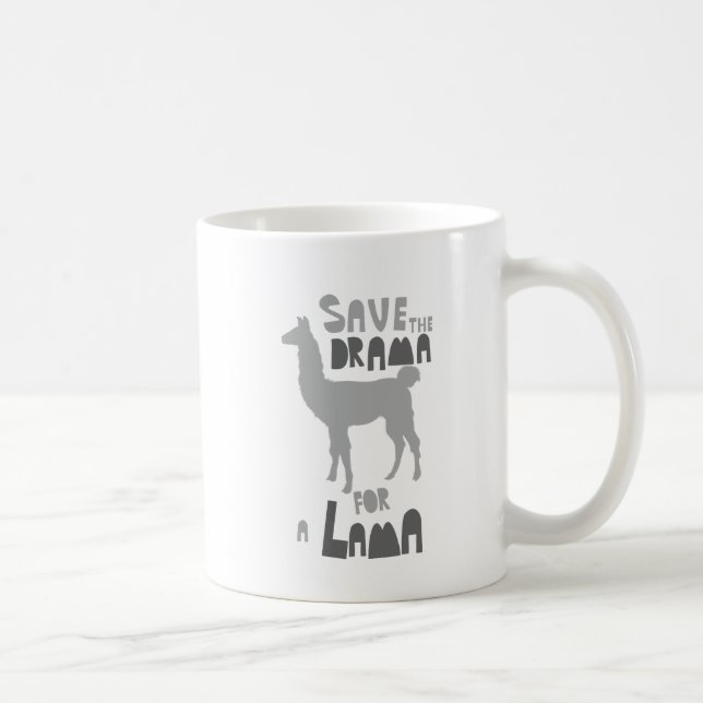 Taza De Café Drama del lama (Derecha)