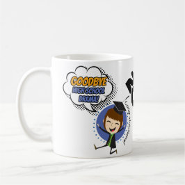Taza De Café Drama escolar de Goodbye - Graduation Mug 2025