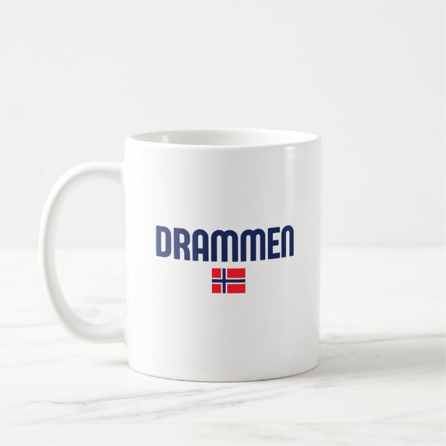 Taza De Café DRAMMEN Noruega (Izquierda)
