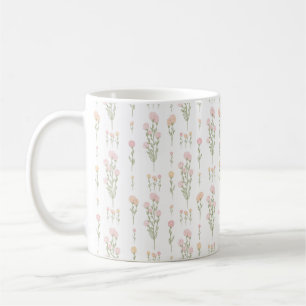 Taza De Café Dream Dance Dare Wildflower Pom Poms en Blanco