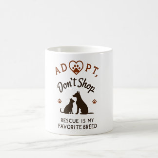 Taza De Café Dream Mug de Dog Lover - Rescate Sip & Support