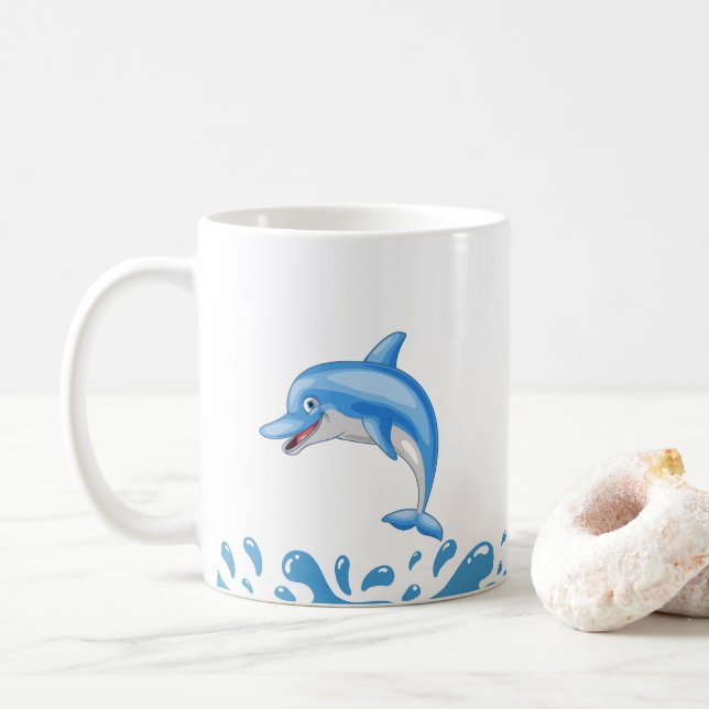 Taza De Café Dream Mug de Dolphin Lover * (Con donut)