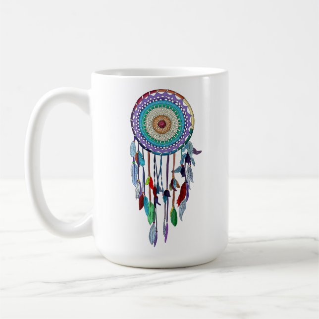 Taza De Café Dreamcatcher personalizado (Izquierda)