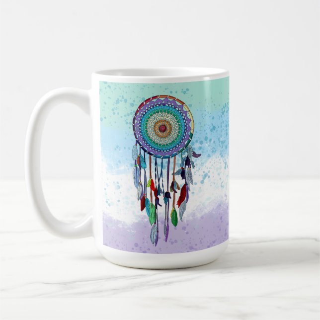 Taza De Café Dreamcatcher personalizado (Izquierda)