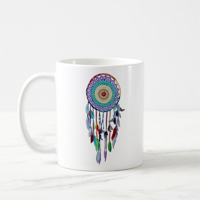 Taza De Café Dreamcatcher personalizado (Izquierda)
