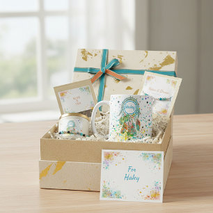 Taza De Café Dreamcatcher splatter personalized  coffee mug