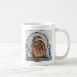 Taza De Café "DreamLike" El arte original de los caballos y de