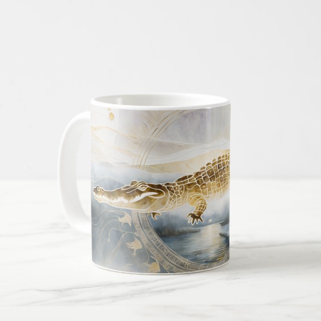 Taza De Café Dreamwoven Guardian Alligator Mug (Anverso izquierdo)