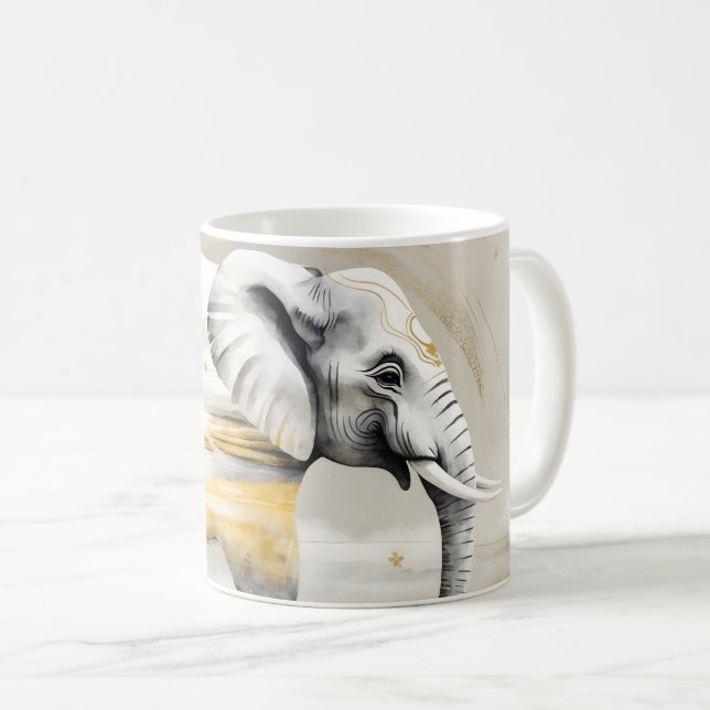 Taza De Café Dreamwoven Guardian Elephant Mug (Anverso derecho)