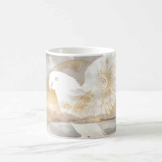 Taza De Café Dreamwoven Guardian Parrot Mug (Centro)