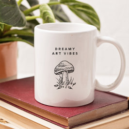 Taza De Café Dreamy Art Vibes | Estética Creativa