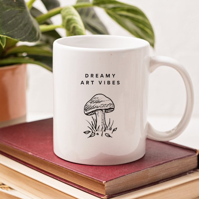 Taza De Café Dreamy Art Vibes | Estética Creativa (Subido por el creador)