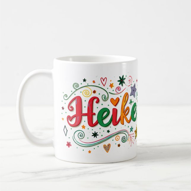 Taza De Café Dreamy Doodles Heike 1 (Izquierda)