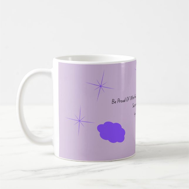 Taza De Café Dreamy Morning Mug ☁️"Sip Softly, Dream Loudly (Izquierda)