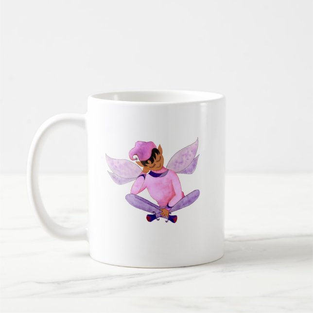 Taza De Café Dreamy Purple Elf Mug (Izquierda)
