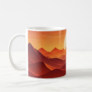 Taza De Café Dreamy Sunset Wave Horizon Mug