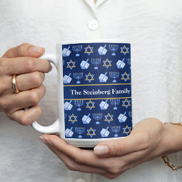 Taza De Café Dreidel Menorah regalo personalizado