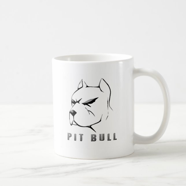 Taza De Café Drenaje de Pitbull (Derecha)