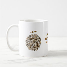 TAZA DE CAFÉ DRIFTWOOD ENTHUSIASTS WORLDWIDE. D.E.W. MUG