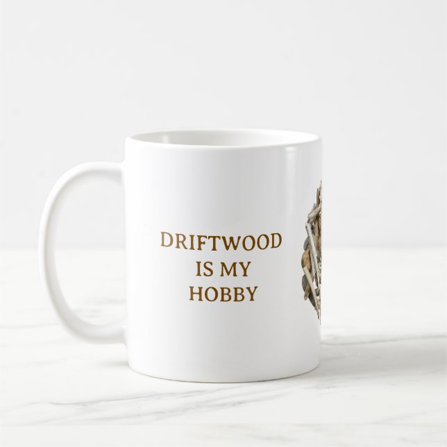 TAZA DE CAFÉ DRIFTWOOD-INSPIRED WHITE CERAMIC MUG (Izquierda)