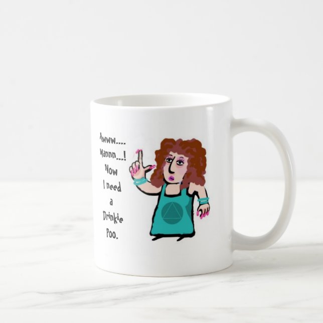 Taza De Café Drinkie Poo (Derecha)