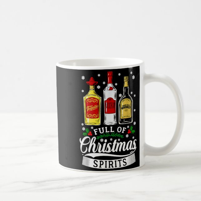 Taza De Café Drinking Alcohol Christmas Party Gift Full Of Chri (Derecha)
