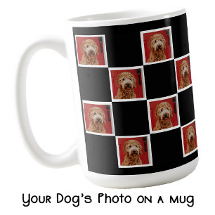 Taza De Café Drinkware de Collage de fotos Mascota personalizad